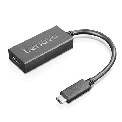 Lenovo Video adapter | 19 pin HDMI Type A | Female | 24 pin USB-C | Male | Black | 0.24 m